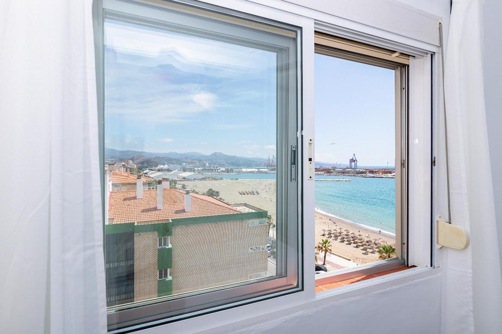 Impresionante Vista Al Mar - Elegante Apartamento Málaga Exterior foto